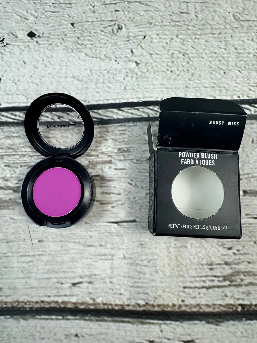 MAC Cosmetics Powder Blush - Saucy Miss (Bright Fuchsia)
